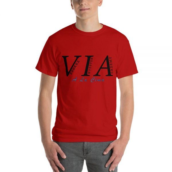 mens classic t shirt red front 60e71f4c3dc33 Vergara Investor