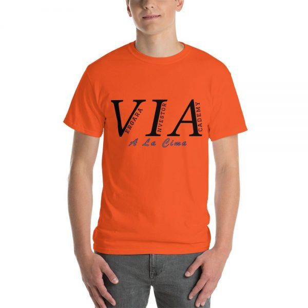 mens classic t shirt orange front 60e71f4c3e4bc Vergara Investor